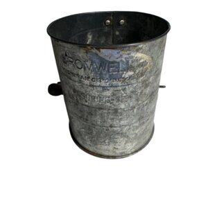 Vintage Bromwell's Metal Flour Sifter Hand Crank Handle #1443